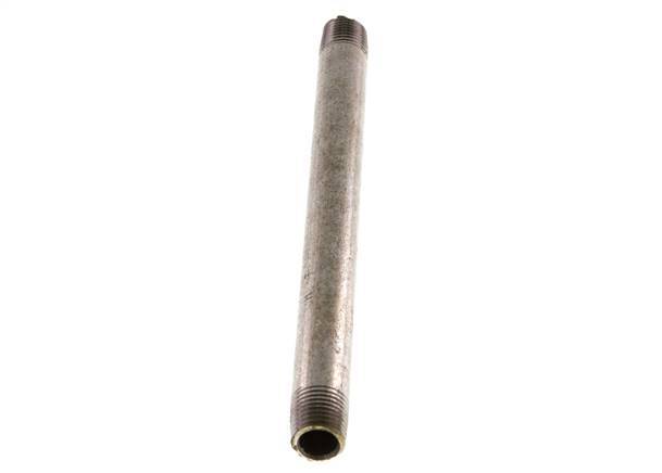 R 1/4'' Zinc plated Steel Double Pipe Nipple 50 Bar DIN 2982 - 150mm [2 Pieces]