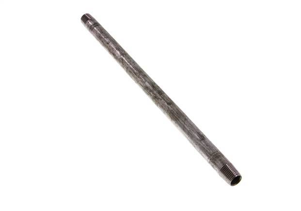 R 1/4'' Zinc plated Steel Double Pipe Nipple 50 Bar DIN 2982 - 250mm