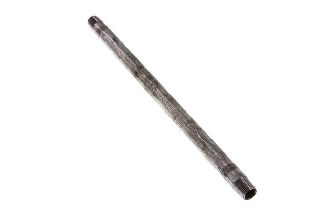 R 1/4'' Zinc plated Steel Double Pipe Nipple 50 Bar DIN 2982 - 250mm