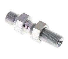 G 1/8'' Pasamuros de acero galvanizado Doble boquilla 475 Barra - Hidráulica