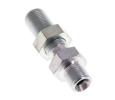 G 1/8'' Pasamuros de acero galvanizado Doble boquilla 475 Barra - Hidráulica