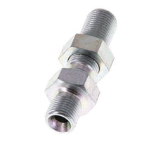 G 1/8'' Pasamuros de acero galvanizado Doble boquilla 475 Barra - Hidráulica