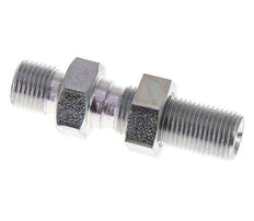G 1/8'' Pasamuros de acero galvanizado Doble boquilla 475 Barra - Hidráulica