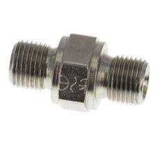 G 1/8'' Zinc plated Steel Double Nipple 400 Bar - Hydraulic [5 Pieces]