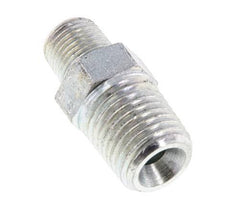 1/8'' NPT x 1/4'' NPT Zinc plated Steel Double Nipple 375 Bar - Hydraulic [2 Pieces]