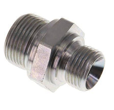 G 3/4'' x G 1/2'' Acero cincado Espiga doble 400 Bar - Hidráulico