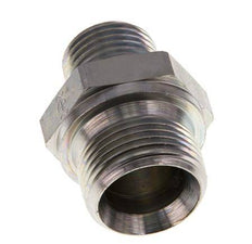 G 3/4'' x G 1/2'' Acero cincado Espiga doble 400 Bar - Hidráulico