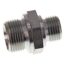 G 3/4'' x G 1/2'' Acero cincado Espiga doble 400 Bar - Hidráulico