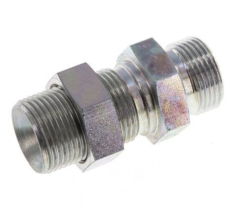 G 3/4'' Pasamuros de acero galvanizado Doble boquilla 325 Bar - Hidráulico