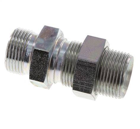 G 3/4'' Pasamuros de acero galvanizado Doble boquilla 325 Bar - Hidráulico