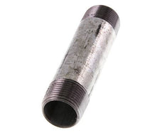 R 3/4'' Zinc plated Steel Double Pipe Nipple 50 Bar DIN 2982 - 100mm [5 Pieces]