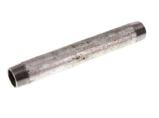 R 3/4'' Zinc plated Steel Double Pipe Nipple 50 Bar DIN 2982 - 180mm [2 Pieces]