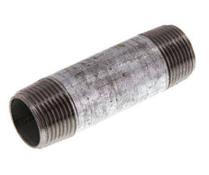 R 3/4'' Zinc plated Steel Double Pipe Nipple 50 Bar DIN 2982 - 80mm [5 Pieces]