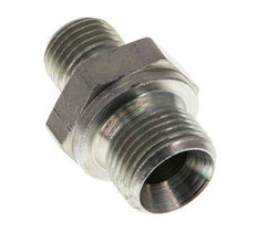 G 3/8'' x G 1/4'' Acero zincado Espiga Doble 400 Bar - Hidráulica [2 Piezas]