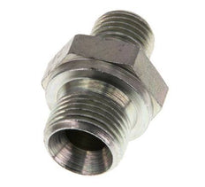 G 3/8'' x G 1/4'' Acero zincado Espiga Doble 400 Bar - Hidráulica [2 Piezas]