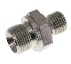G 3/8'' x G 1/4'' Acero zincado Espiga Doble 400 Bar - Hidráulica [2 Piezas]