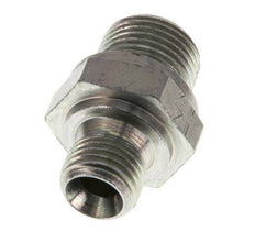 G 3/8'' x G 1/4'' Acero zincado Espiga Doble 400 Bar - Hidráulica [2 Piezas]