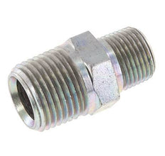 Espiga doble de acero cincado de 3/8'' NPT x 1/2'' NPT 210 Bar - Hidráulica