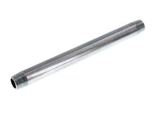 R 3/8'' Zinc plated Steel Double Pipe Nipple 50 Bar DIN 2982 - 180mm [2 Pieces]