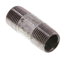 R 3/8'' Zinc plated Steel Double Pipe Nipple 50 Bar DIN 2982 - 40mm [5 Pieces]