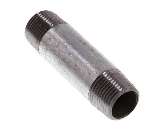 R 3/8'' Zinc plated Steel Double Pipe Nipple 50 Bar DIN 2982 - 60mm [2 Pieces]