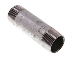 R 1'' Zinc plated Steel Double Pipe Nipple 50 Bar DIN 2982 - 100mm [2 Pieces]