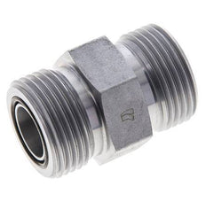 UN 1-3/16''-12 Acero zincado Espiga doble ORFS 400 Bar - Hidráulico