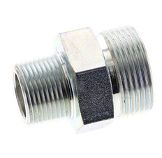 UN 1-7/16''-12 x 3/4'' NPT Acero zincado Espiga doble ORFS 400 Bar - Hidráulico