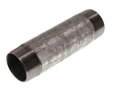 R 1 1/2'' Zinc plated Steel Double Pipe Nipple 50 Bar DIN 2982 - 150mm [2 Pieces]