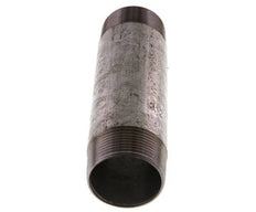 R 1 1/2'' Zinc plated Steel Double Pipe Nipple 50 Bar DIN 2982 - 150mm [2 Pieces]