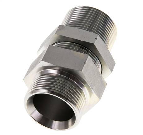 G 1 1/4'' Pasamuros de acero galvanizado Doble boquilla 190 Bar - Hidráulico