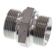 G 1 1/4'' Zinc plated Steel Double Nipple 315 Bar - Hydraulic