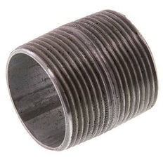 R 1 1/4'' Zinc plated Steel Double Pipe Nipple 50 Bar DIN 2982 - 40mm [2 Pieces]