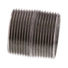 R 1 1/4'' Zinc plated Steel Double Pipe Nipple 50 Bar DIN 2982 - 40mm [2 Pieces]