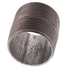 R 1 1/4'' Zinc plated Steel Double Pipe Nipple 50 Bar DIN 2982 - 40mm [2 Pieces]
