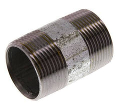R 1 1/4'' Zinc plated Steel Double Pipe Nipple 50 Bar DIN 2982 - 60mm [5 Pieces]