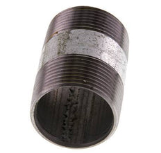 R 1 1/4'' Zinc plated Steel Double Pipe Nipple 50 Bar DIN 2982 - 60mm [5 Pieces]