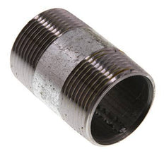 R 1 1/4'' Zinc plated Steel Double Pipe Nipple 50 Bar DIN 2982 - 60mm [5 Pieces]