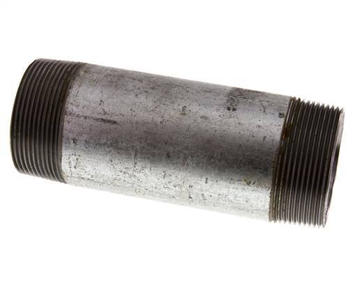 R 2'' Zinc plated Steel Double Pipe Nipple 50 Bar DIN 2982 - 150mm