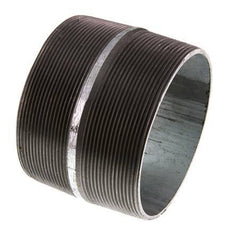 R 4'' Zinc plated Steel Double Pipe Nipple 50 Bar DIN 2982 - 80mm