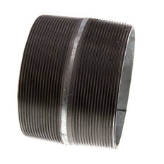 R 4'' Zinc plated Steel Double Pipe Nipple 50 Bar DIN 2982 - 80mm