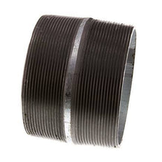 R 4'' Zinc plated Steel Double Pipe Nipple 50 Bar DIN 2982 - 80mm