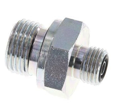 UNF 9/16''-18 x G 1/2'' Acero cincado Espiga doble ORFS 630 Barra - Hidráulica