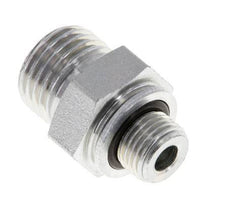 UNF 9/16''-18 x G 1/8'' Acero cincado Espiga doble ORFS 630 Barra - Hidráulica