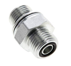 UN 11/16''-16 x M16x1.5 Acero zincado Espiga doble ORFS 630 Barra - Hidráulica