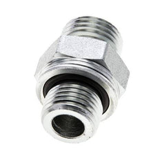 UN 11/16''-16 x M16x1.5 Acero zincado Espiga doble ORFS 630 Barra - Hidráulica