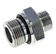 UN 13/16''-16 x G 3/4'' Acero zincado Espiga doble ORFS 400 Bar - Hidráulico