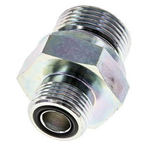 UN 13/16''-16 x G 3/4'' Acero zincado Espiga doble ORFS 400 Bar - Hidráulico