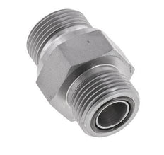 Espiga doble de acero galvanizado UNS 1''-14 x G 3/4'' ORFS 400 Bar - Hidráulica