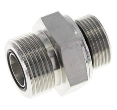 UN 1-3/16''-12 x G 3/4'' Acero cincado Espiga doble ORFS 400 Bar - Hidráulico